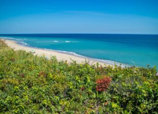 The Marconi Beach in Cape Cod National Seashore, Massachusetts