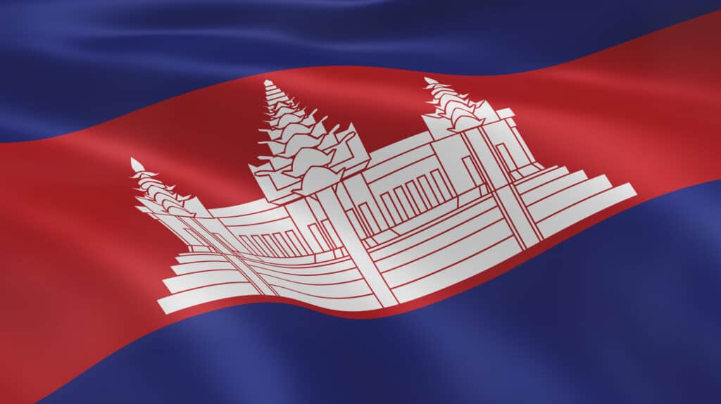 Bandiera cambogiana 