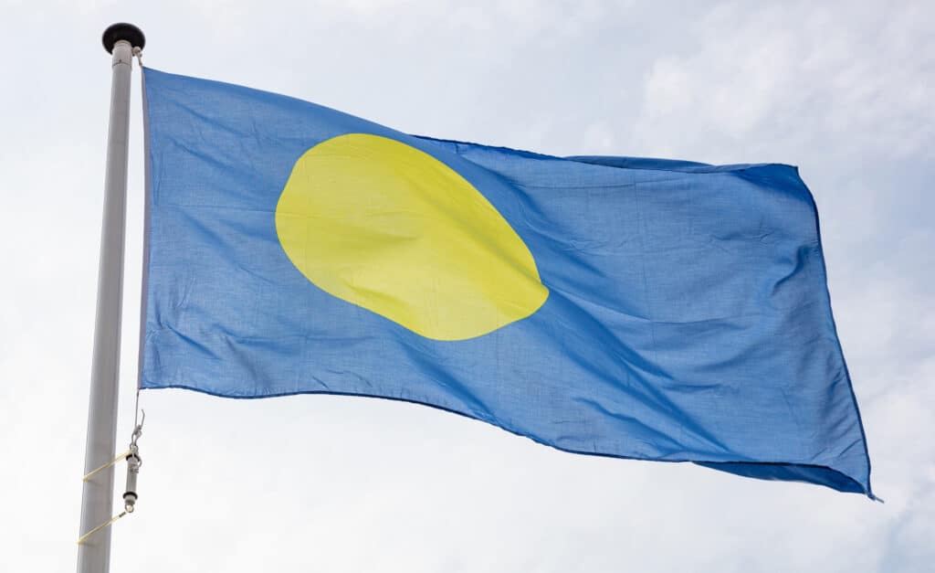 La bandiera di Palau