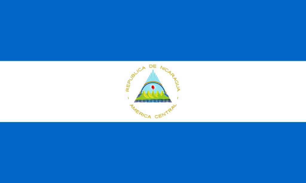 bandiera del Nicaragua