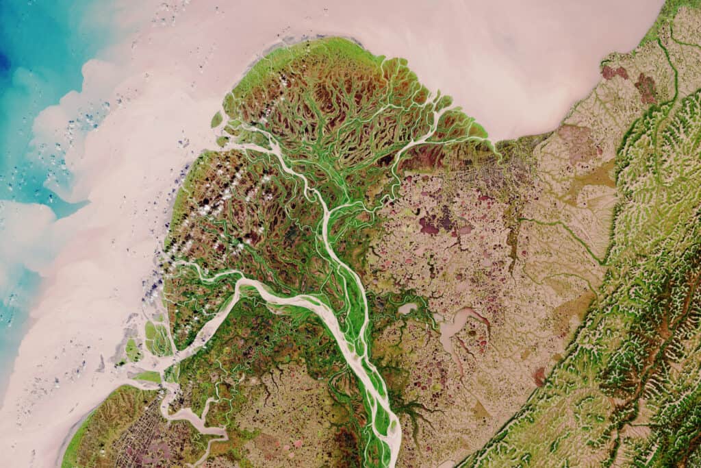 delta del fiume Yukon