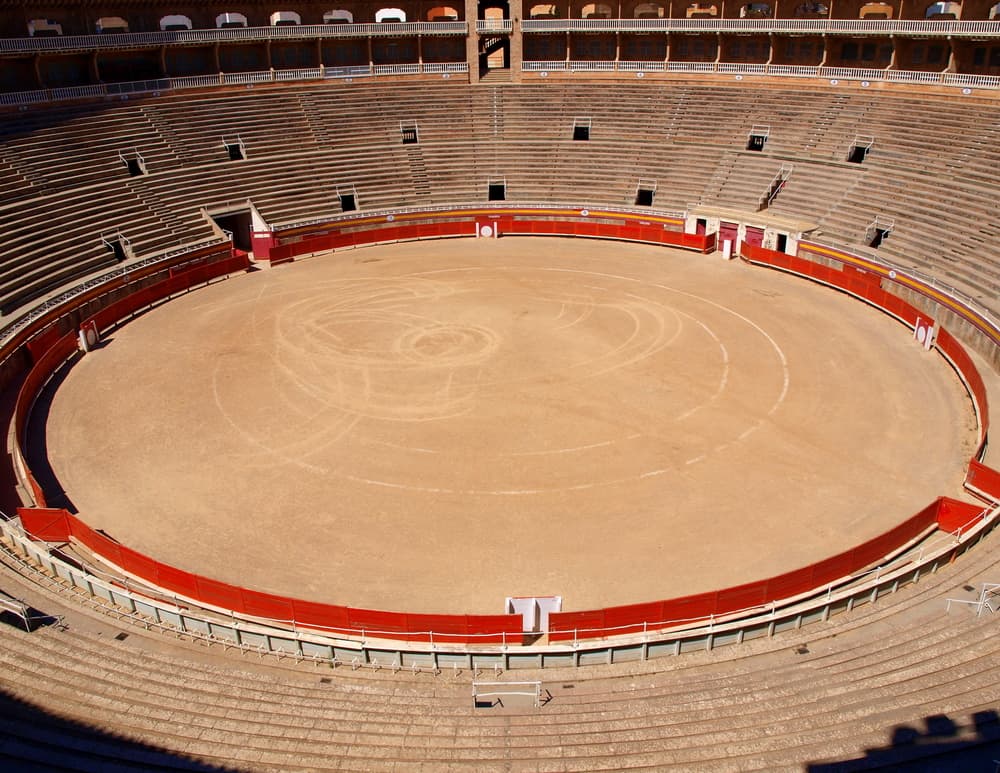 centro dell'arena della corrida a Palma de Maiorca, Spagna