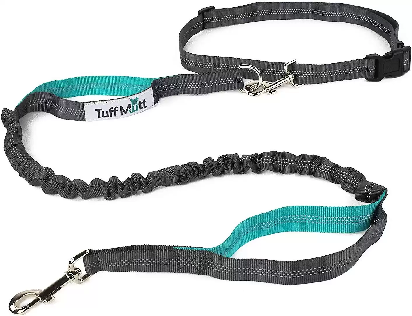 Guinzaglio per cani con elastico a mani libere Tuff Mutt