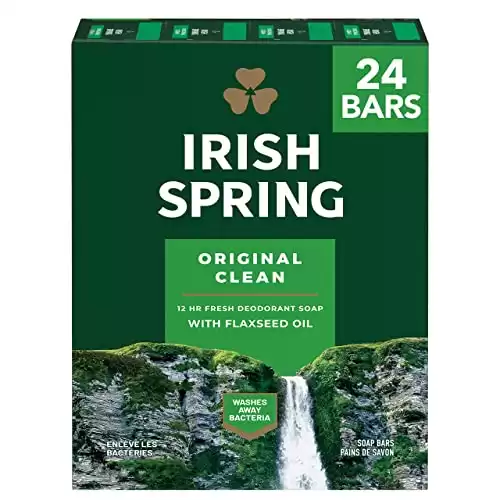 Irish Spring Men's Deodorant Bar Soap, profumo originale