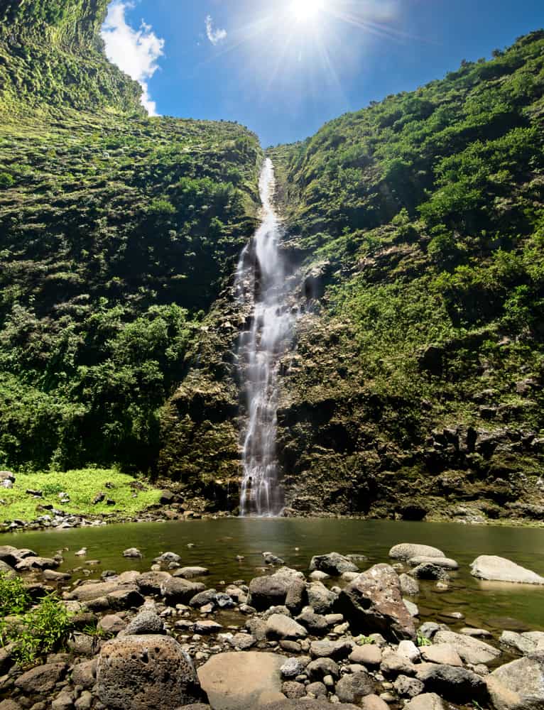 Cascate Hanakoa, Kauai, Hawaii