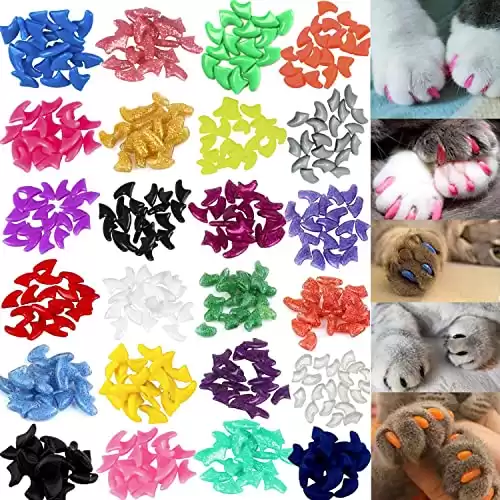 VICTHY Cappucci per unghie colorati per gatti