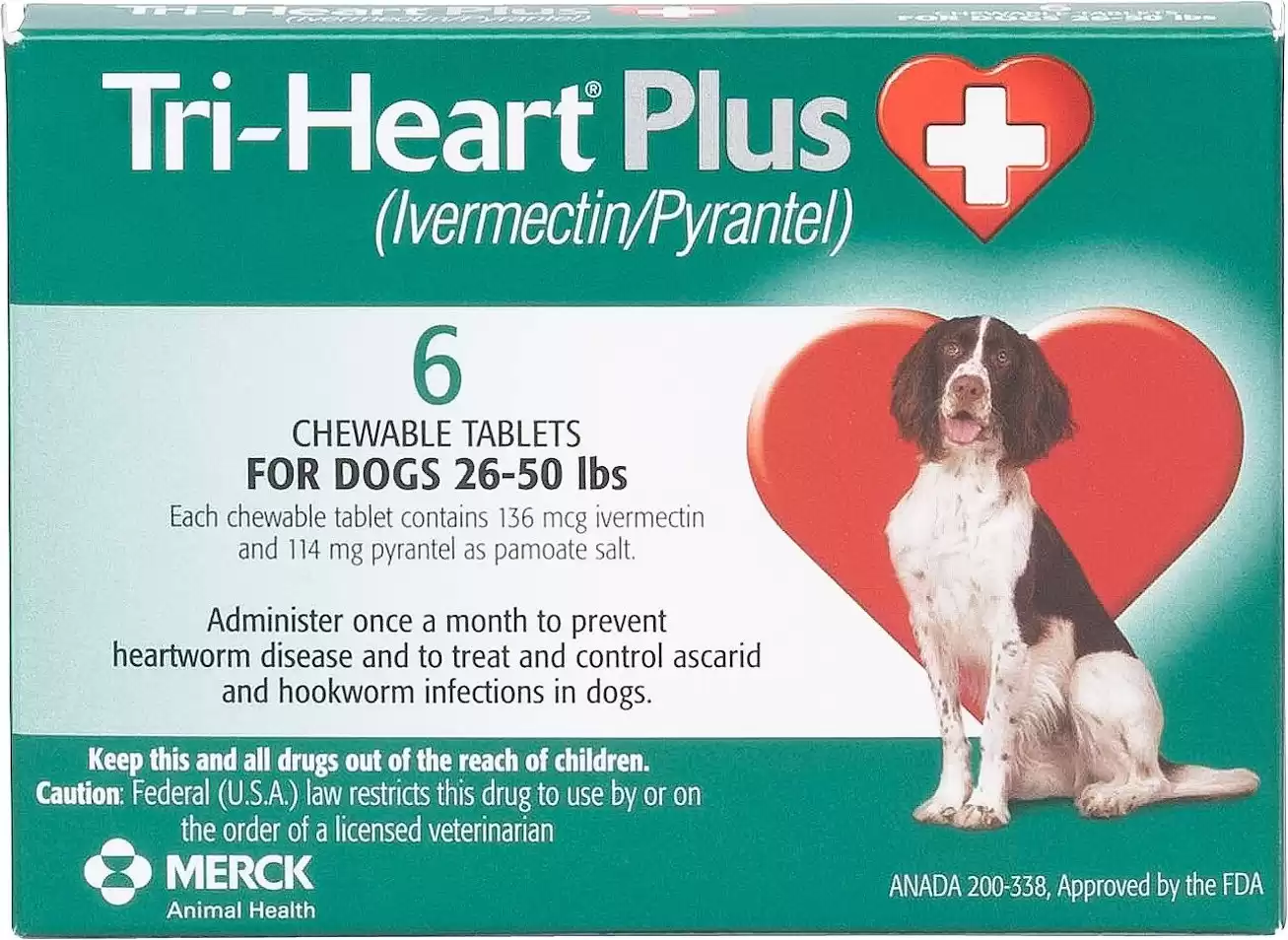 Compresse masticabili Tri-Heart Plus per cani