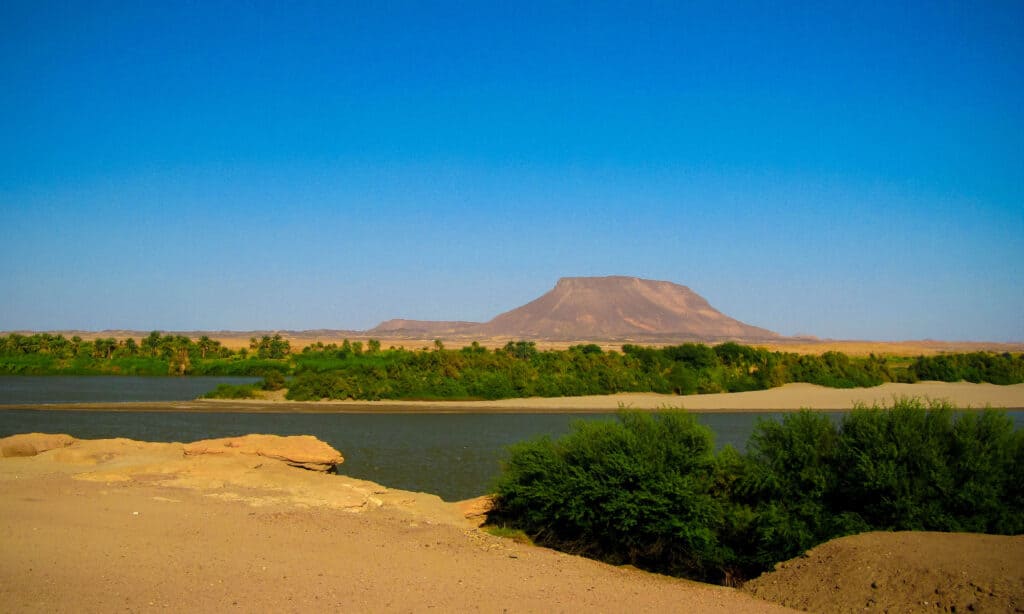 Dongola, Sudandove inizia il fiume Nilo