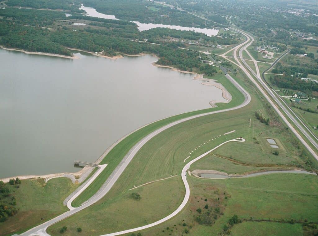 Lungo ramo lago Missouri