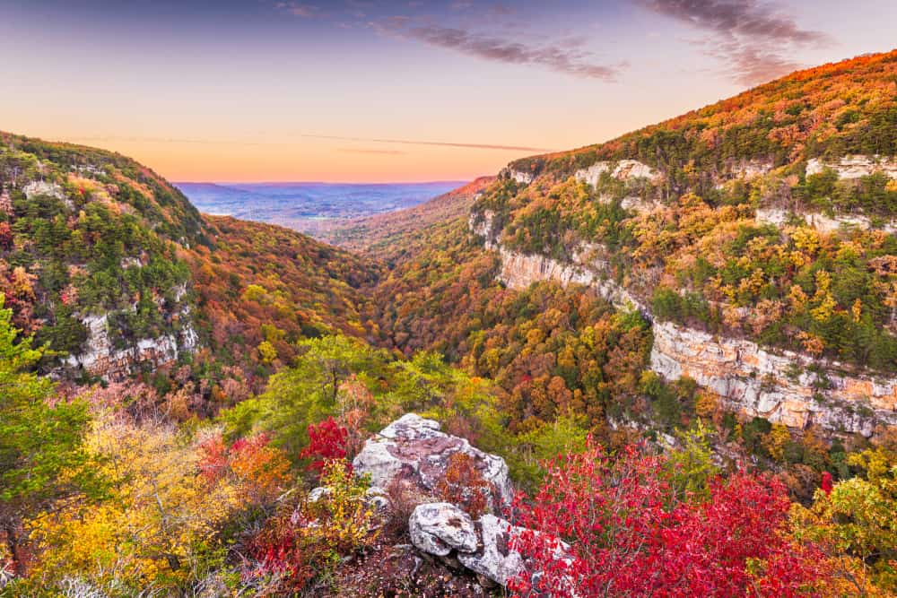 Parco statale Georgia di Cloudland Canyon