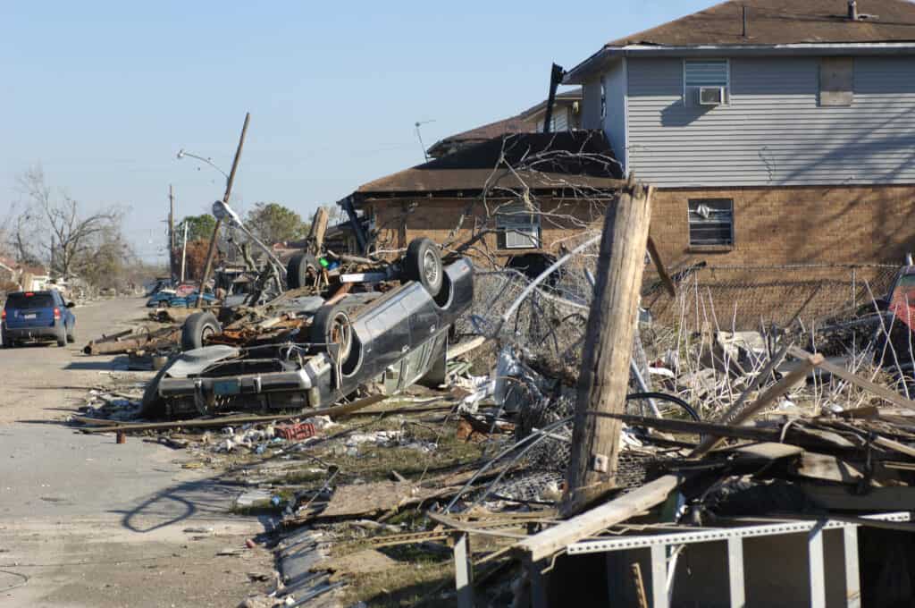 Ninth Ward New Orleans dopo l'uragano Katrina