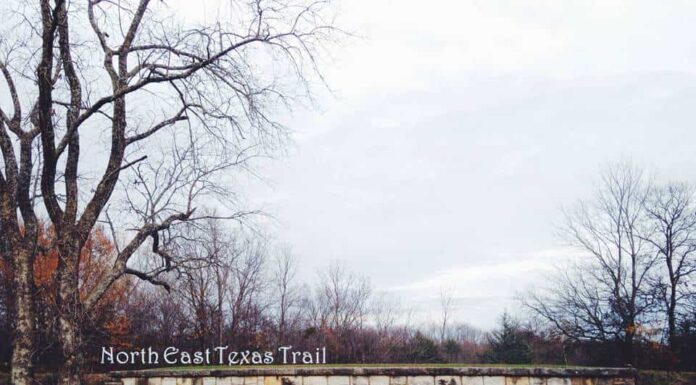 Northeast Texas Trail railroad bridge near Roxton Texas