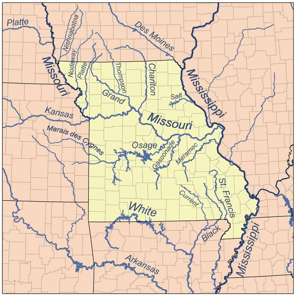 Fiumi del Missouri