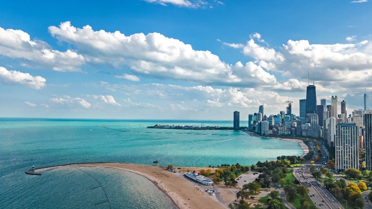 Chicago sul Lago Michigan