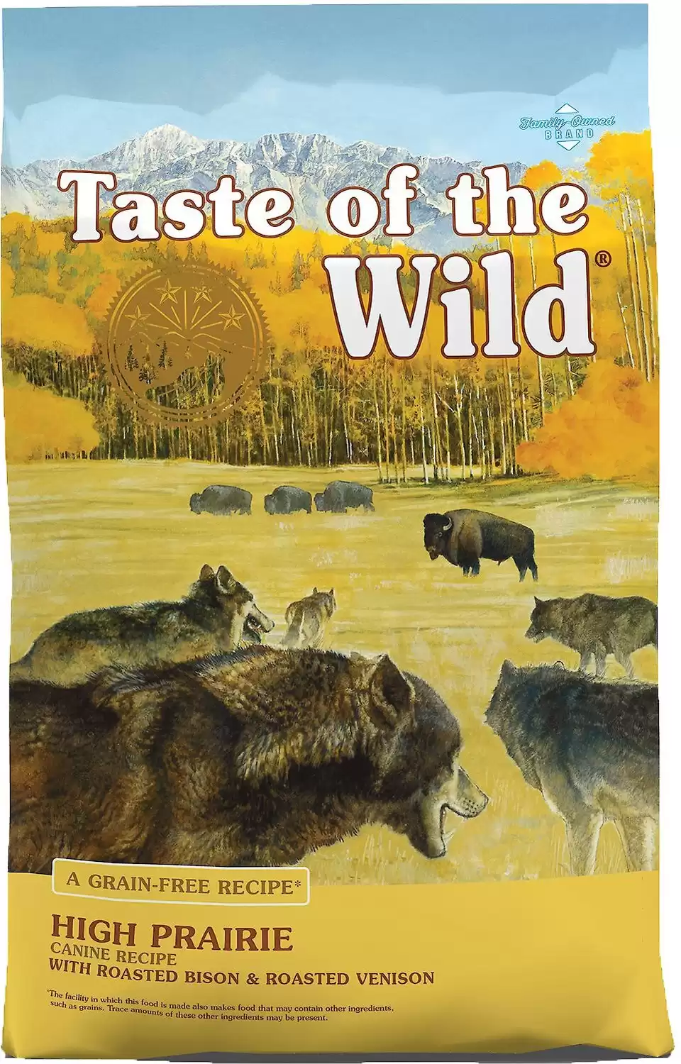 Taste of the Wild High Prairie Cibo secco per cani senza cereali