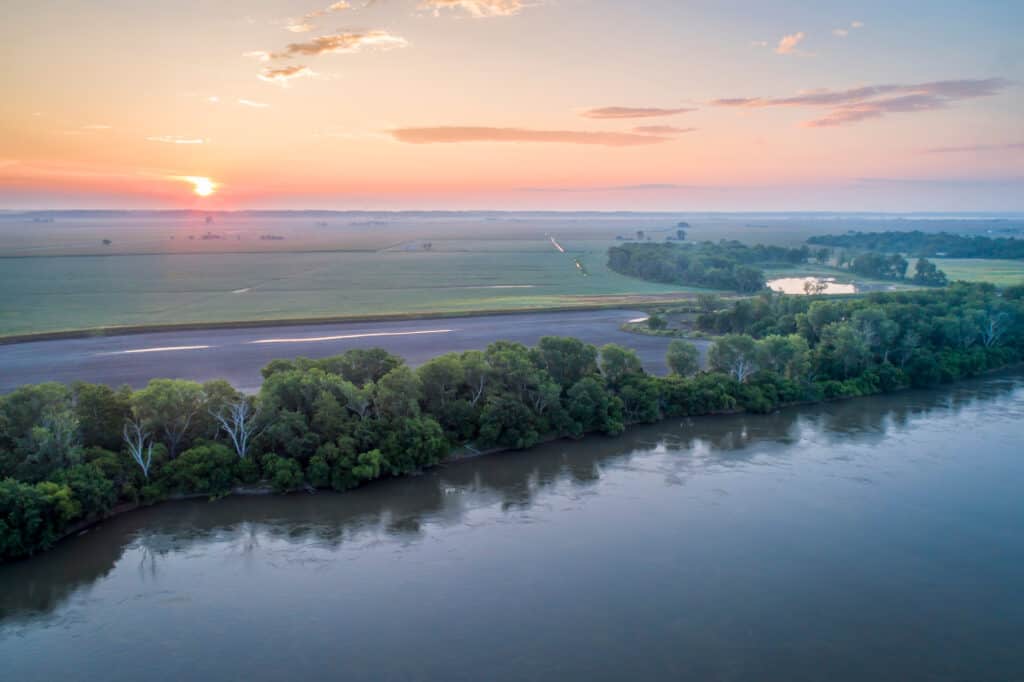 Il fiume Missouri è il fiume più lungo degli Stati Uniti