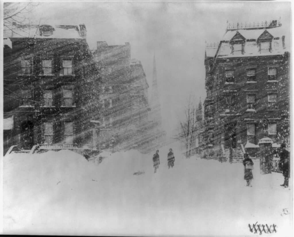 La bufera di neve di New York del 1888