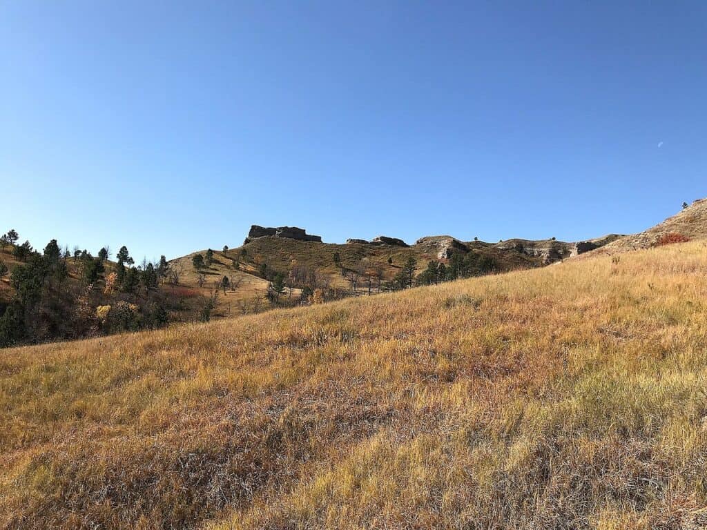 Parco statale di Chadron nel Nebraska