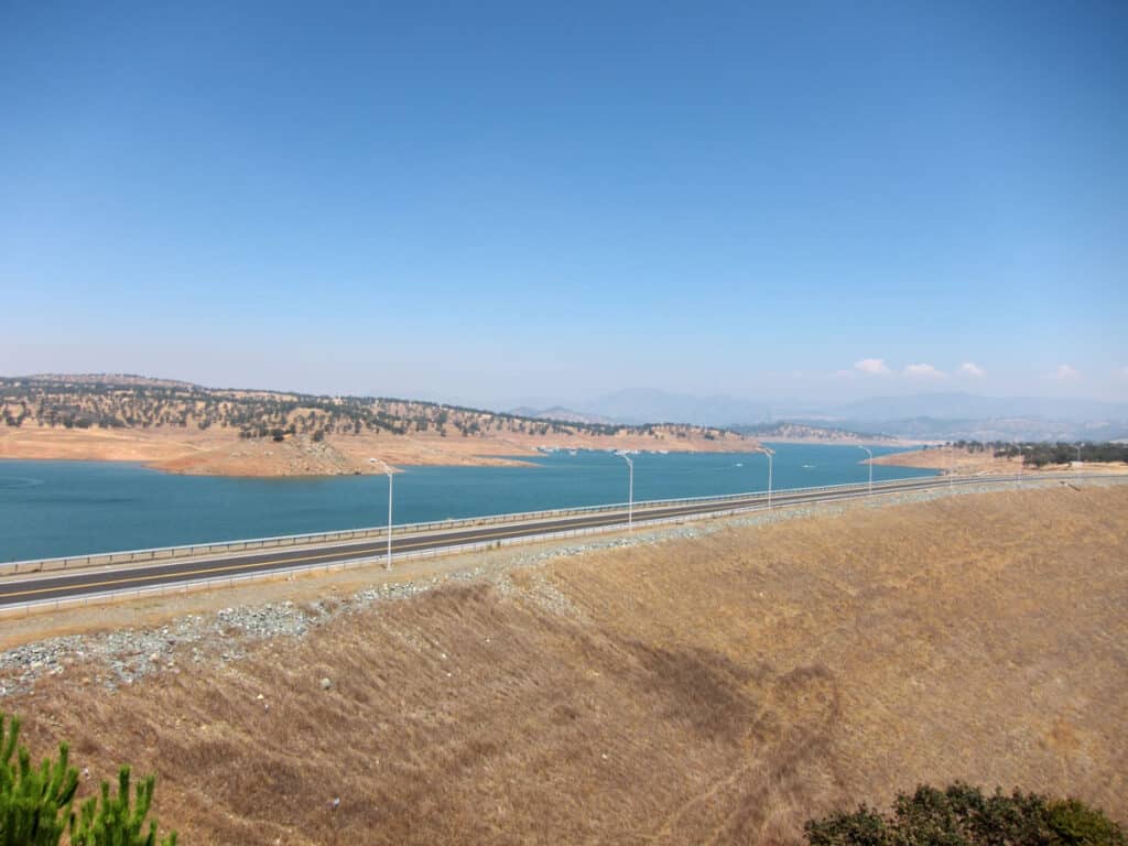 Don Pedro Reservoir (Lago), California stock foto