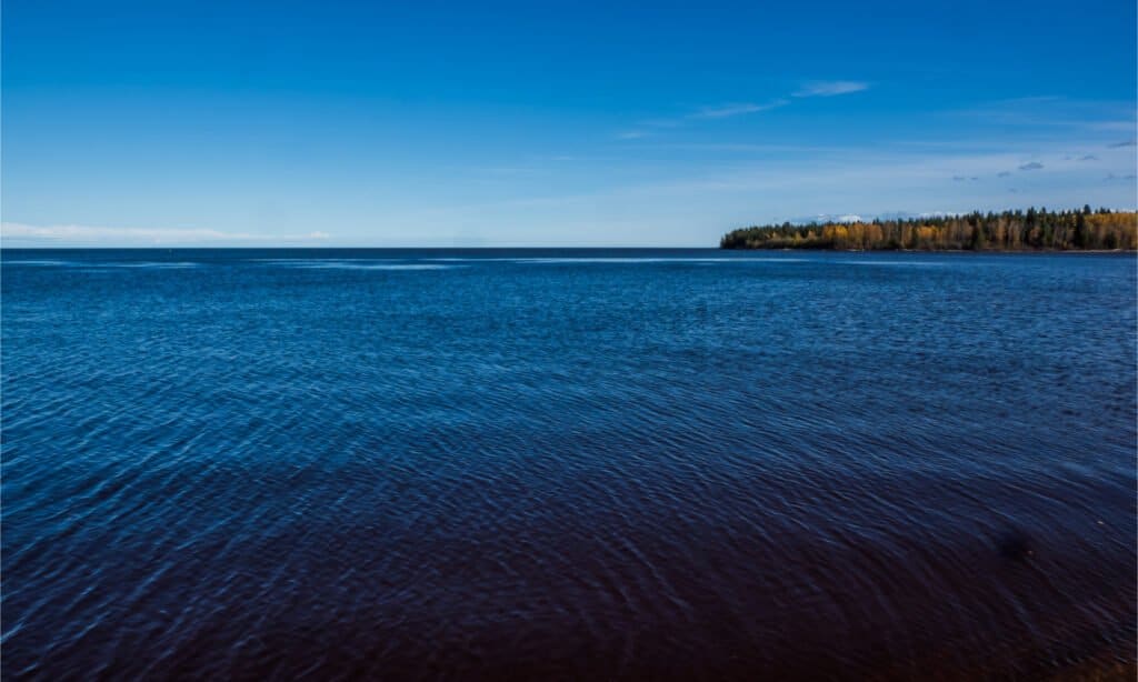 Great Slave Lake nei Territori del Nordovest del Canada