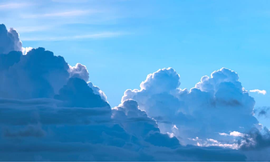 Tipi di nuvole - cumuli 
