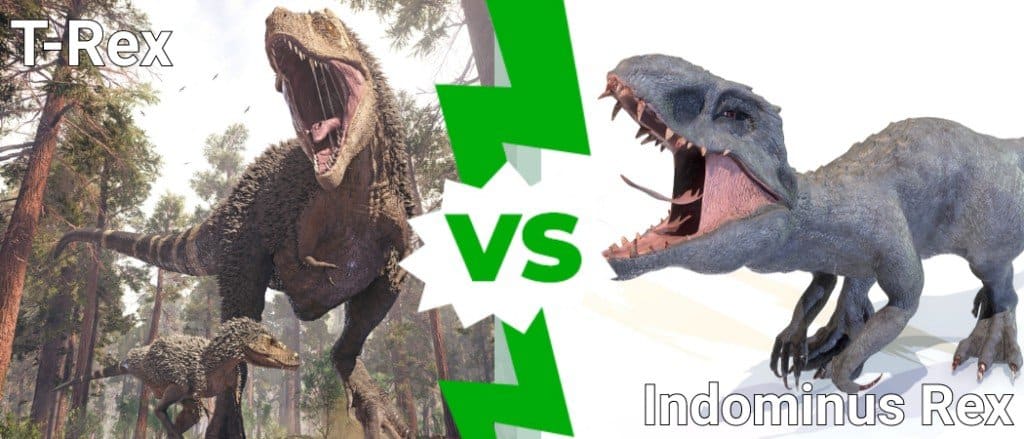 T-Rex contro Indominus Rex