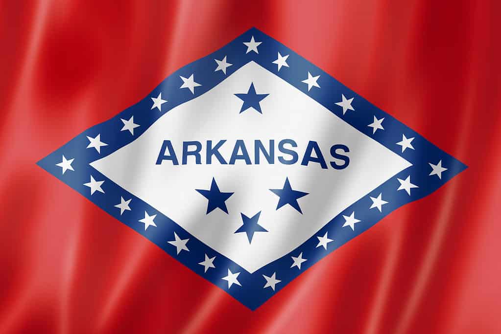 Bandiera dell'Arkansas, Stati Uniti