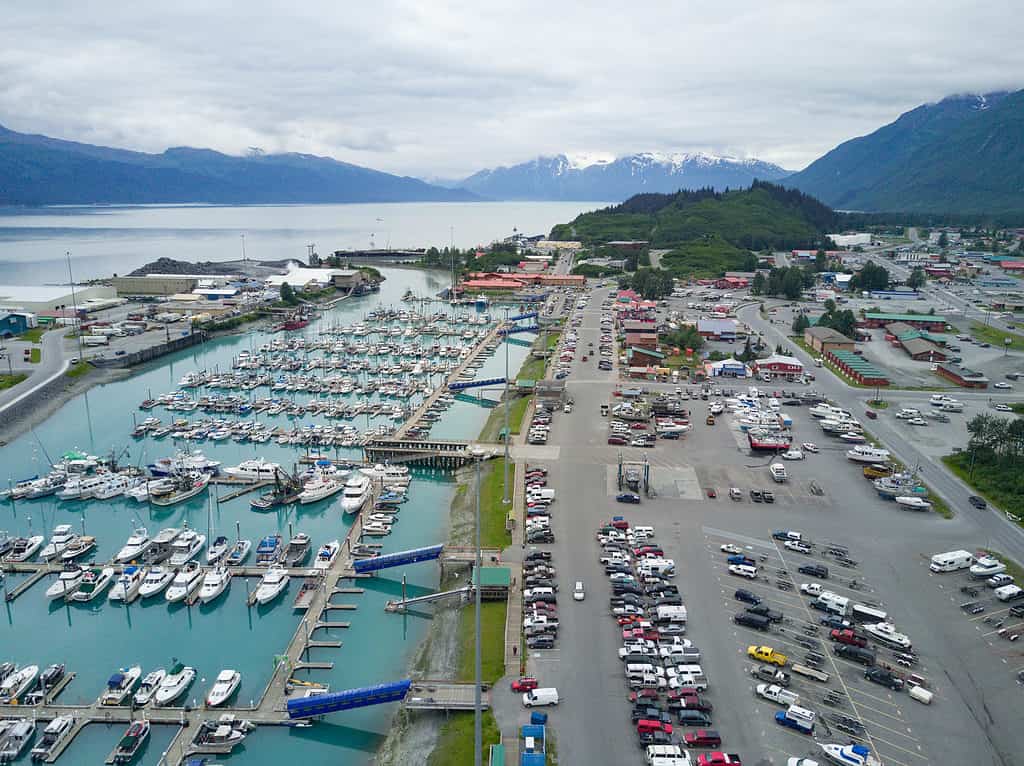 Porto e città di Valdez Alaska