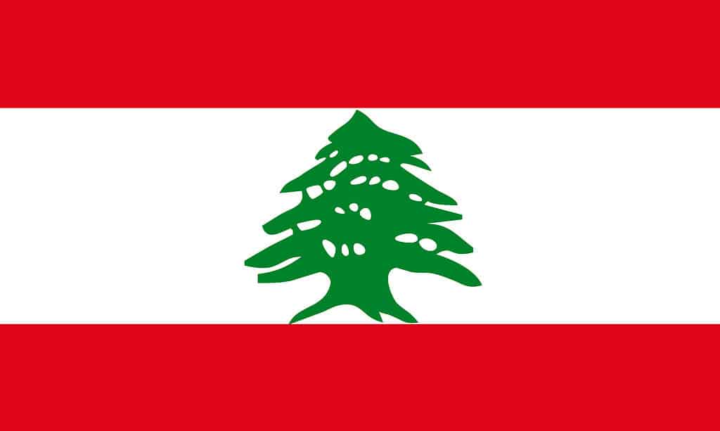bandiera del Libano