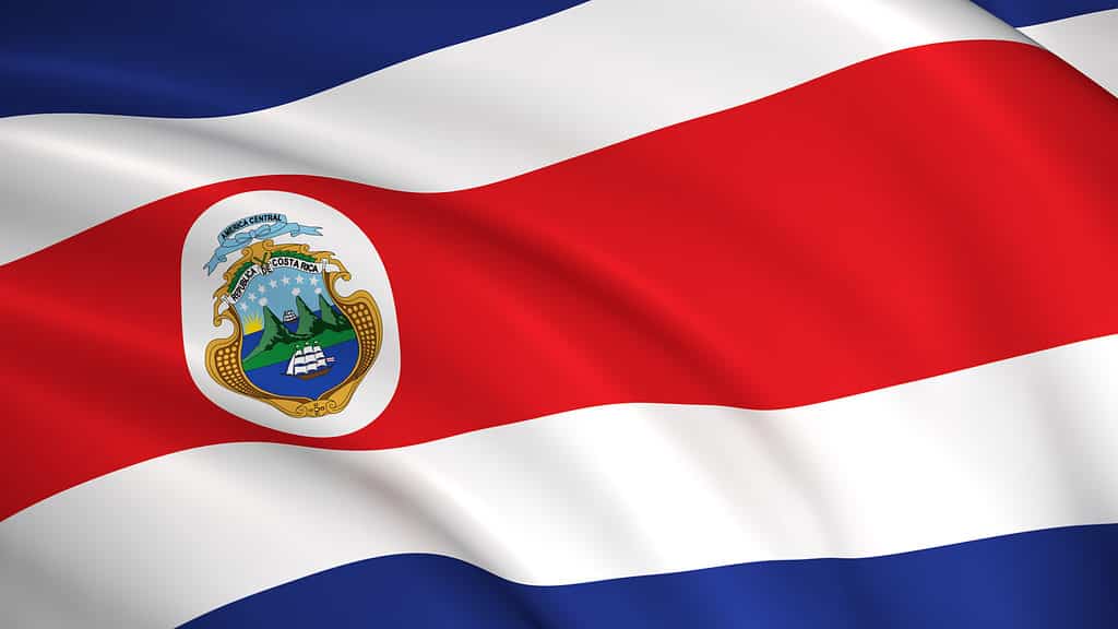 la bandiera del Costarica