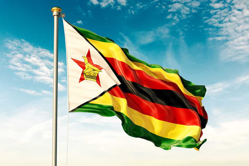 bandiera dello Zimbabwe