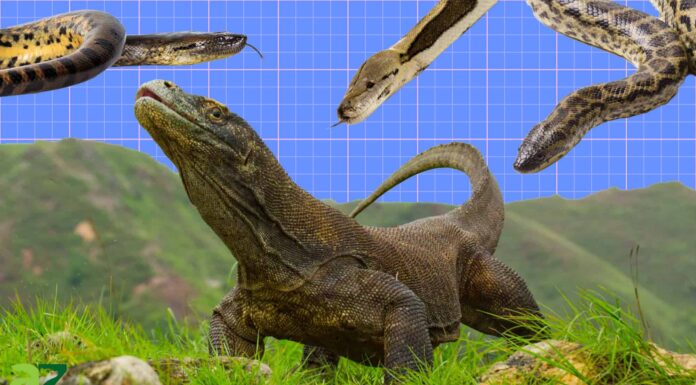 7 serpenti più lunghi di un drago di Komodo
