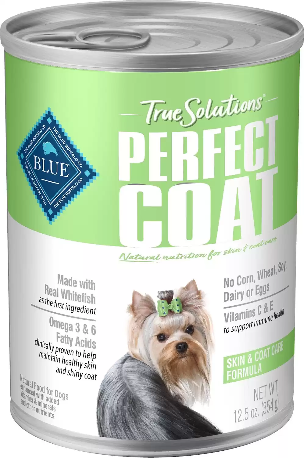 Blue Buffalo True Solutions Perfect Coat Cura della pelle e del pelo Cibo umido per cani