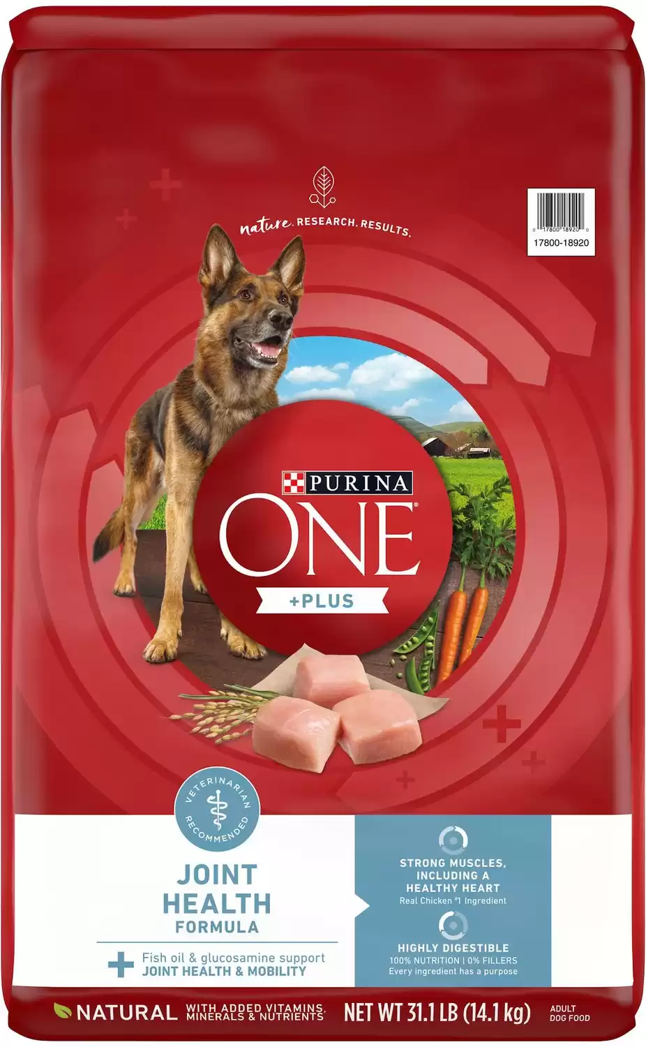 Cibo secco per cani Purina ONE +Plus Joint Health Formula Adult