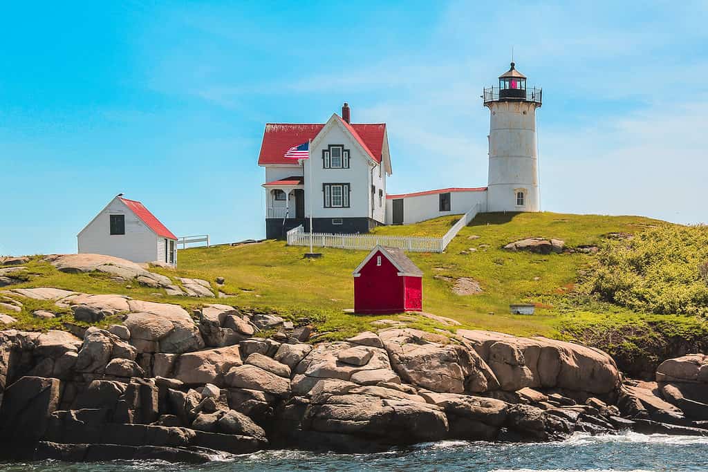 Faro di Cape Neddick (Nubble) nel Maine