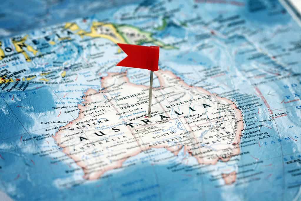 Australia sulla mappa