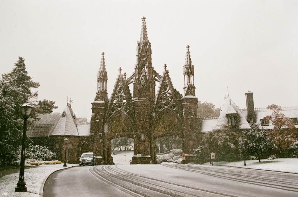 Nevicata a Brooklyn, New York