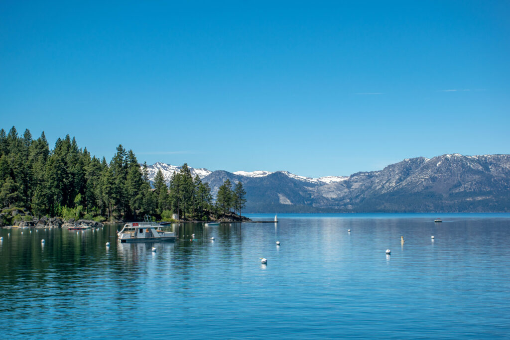 Il lago Tahoe è il lago più profondo del Nevada.