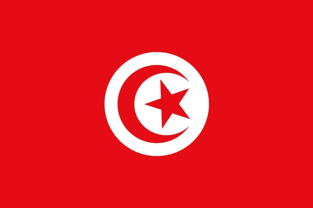 bandiera della Tunisia