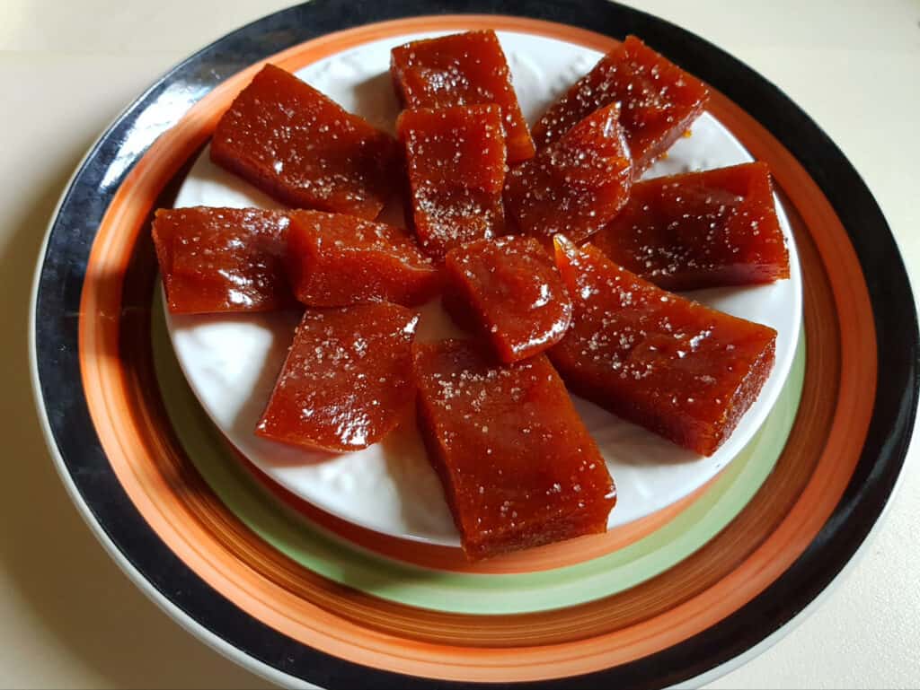 Frutta guava trasformata in uno spuntino dolce