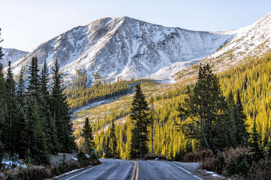 I posti migliori per sbirciare le foglie in Colorado: Independence Pass