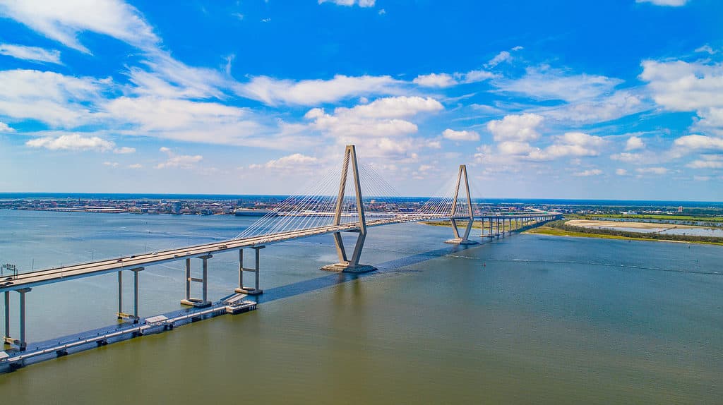 Cooper River Bridge a Charleston, Carolina del Sud