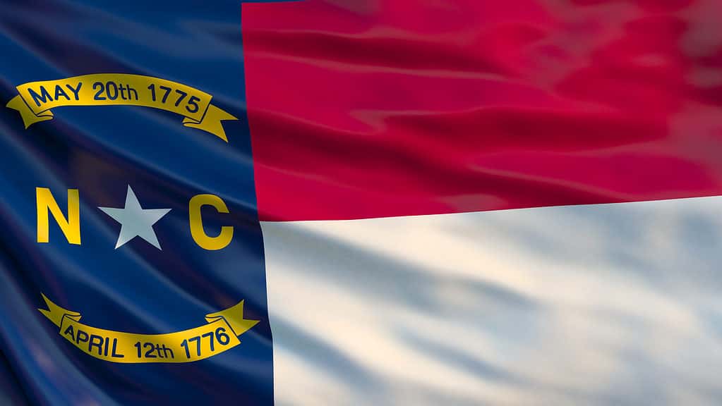 bandiera della Carolina del Nord