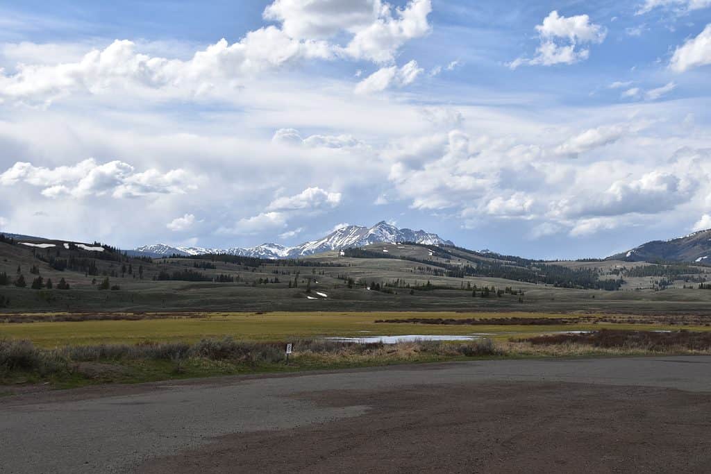 Gallatin Mountain Range nel Parco Nazionale di Yellowstone
