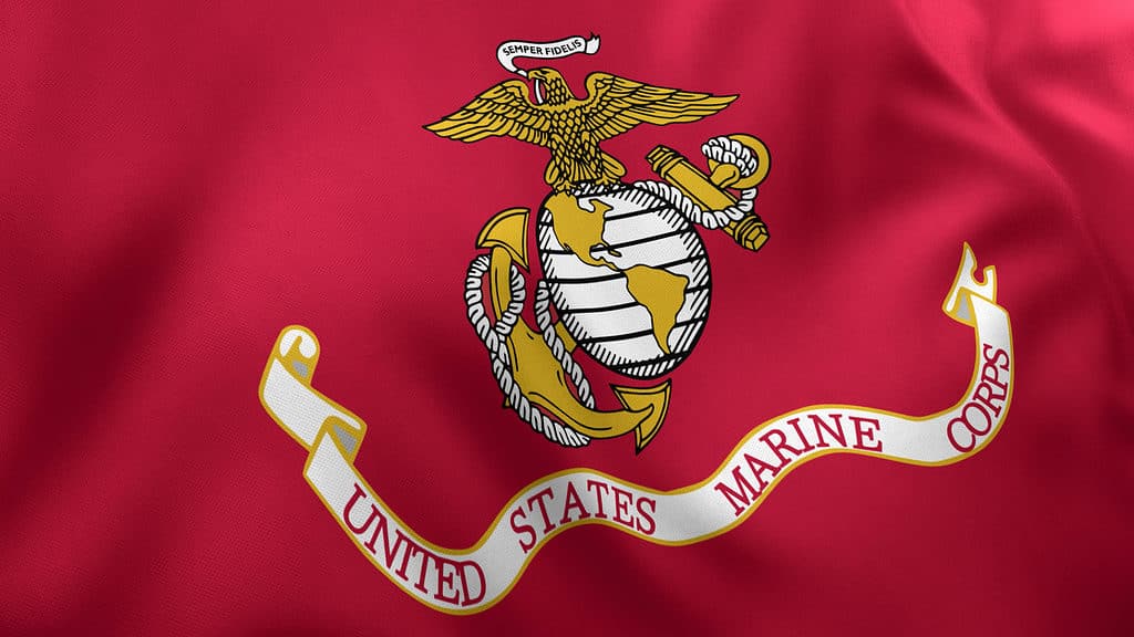 Bandiera del Corpo dei Marines degli Stati Uniti