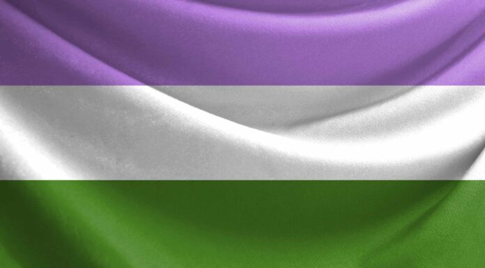 Bandiera viola, bianca e verde: cosa potrebbe essere?
