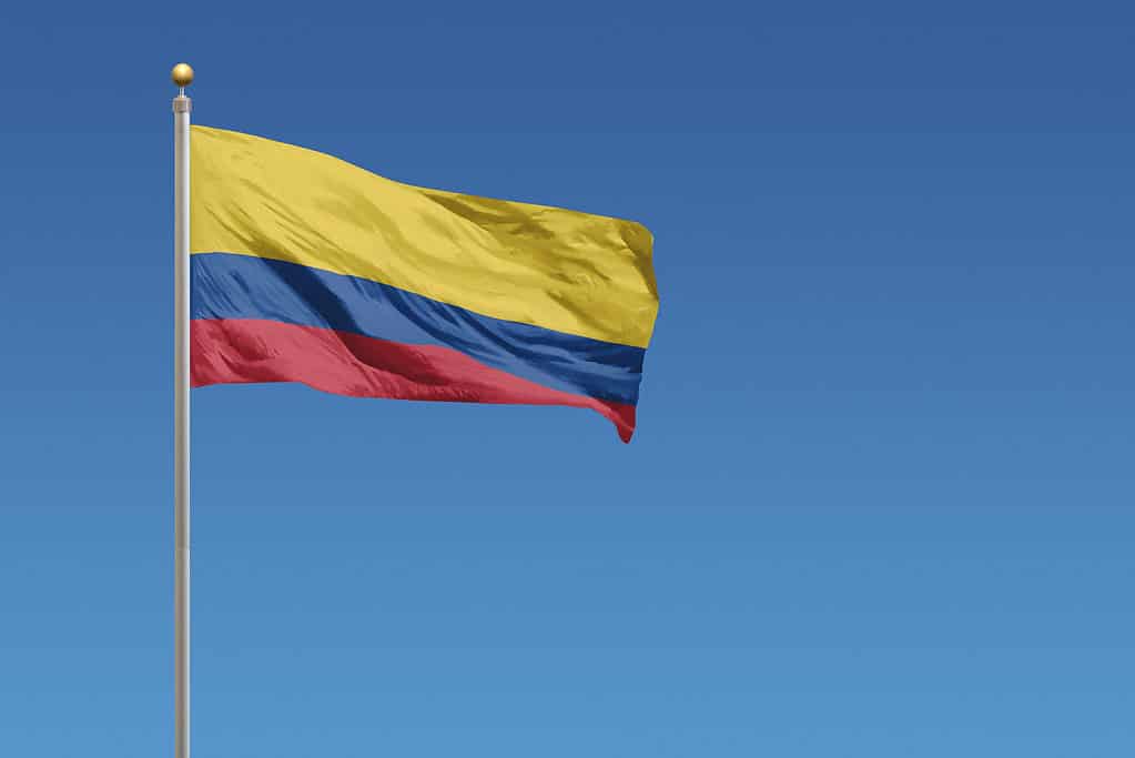 bandiera della Colombia