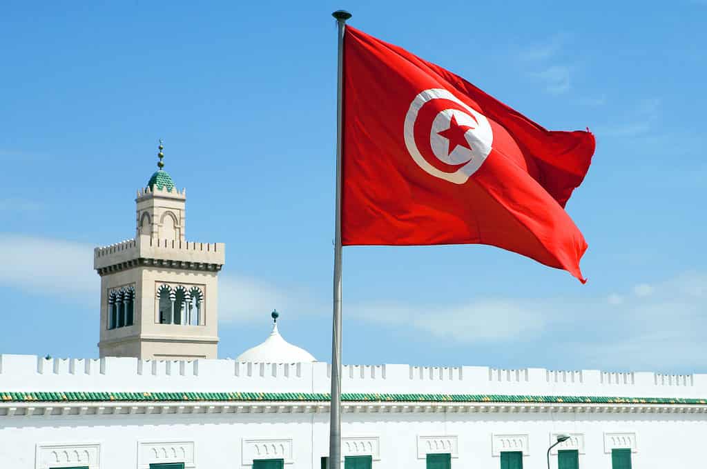 bandiera della Tunisia