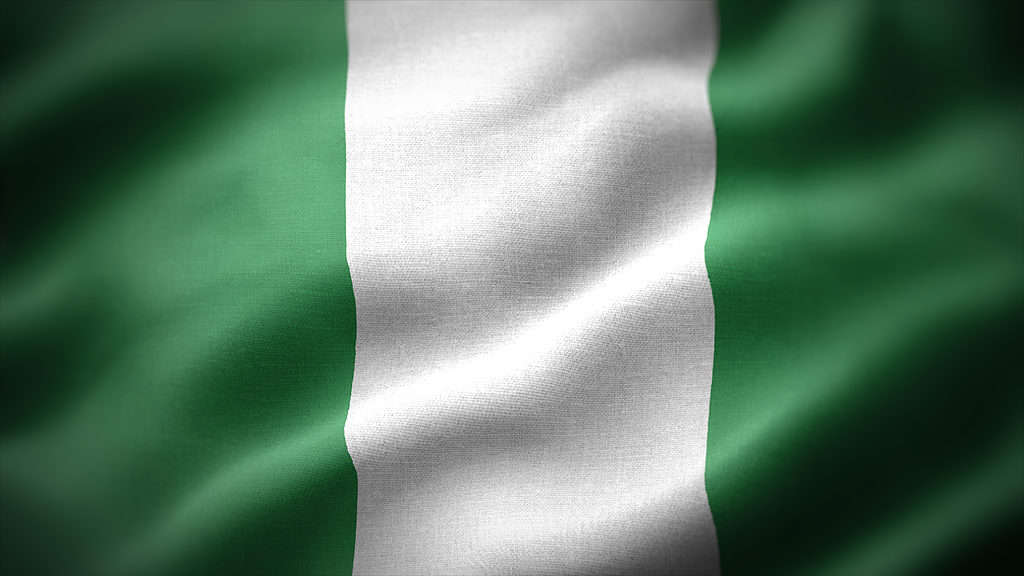 la bandiera della Nigeria