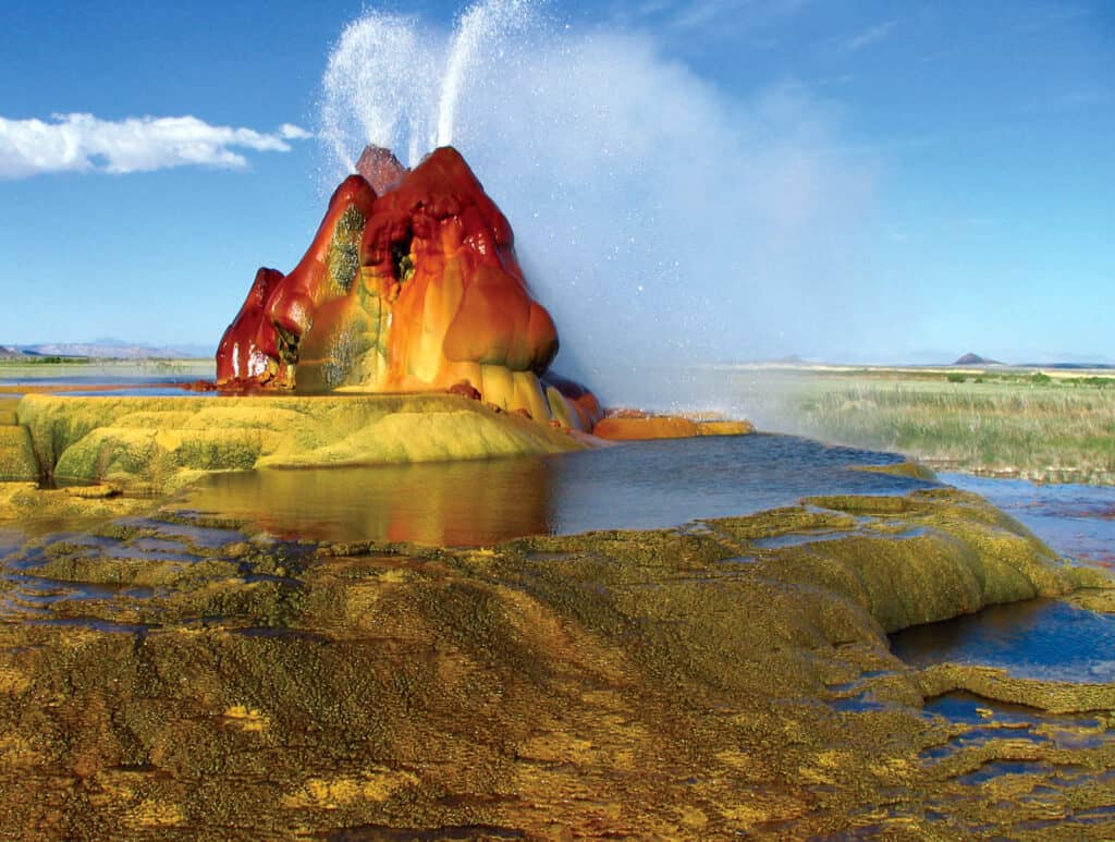 Vola geyser, Nevada